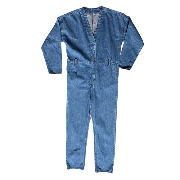 Rachel Comey Glitch Jumpsuit in Indigo Blue Denim Size 4 - NO BELT - Picture 1 of 11